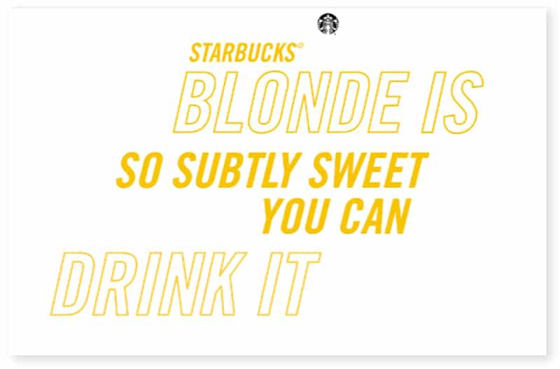 Посадочная страница Starbucks