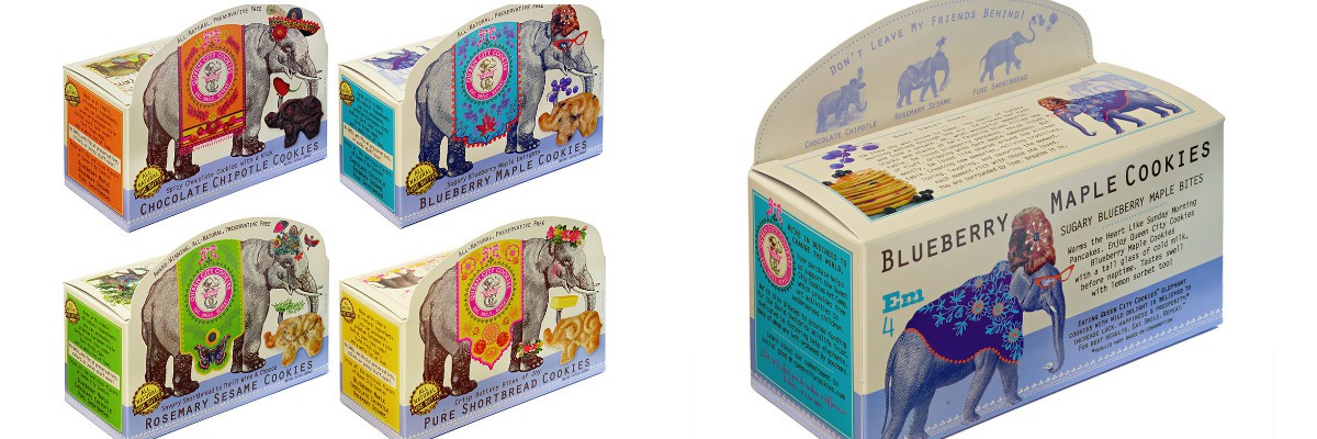 Дизайн упаковки Queen City Cookies