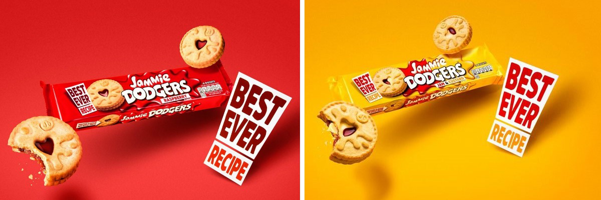 Дизайн упаковки печенья Jammie Dodgers