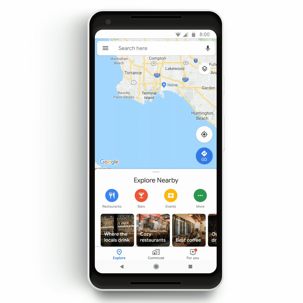 Вся информация о пробках на Google-картах
