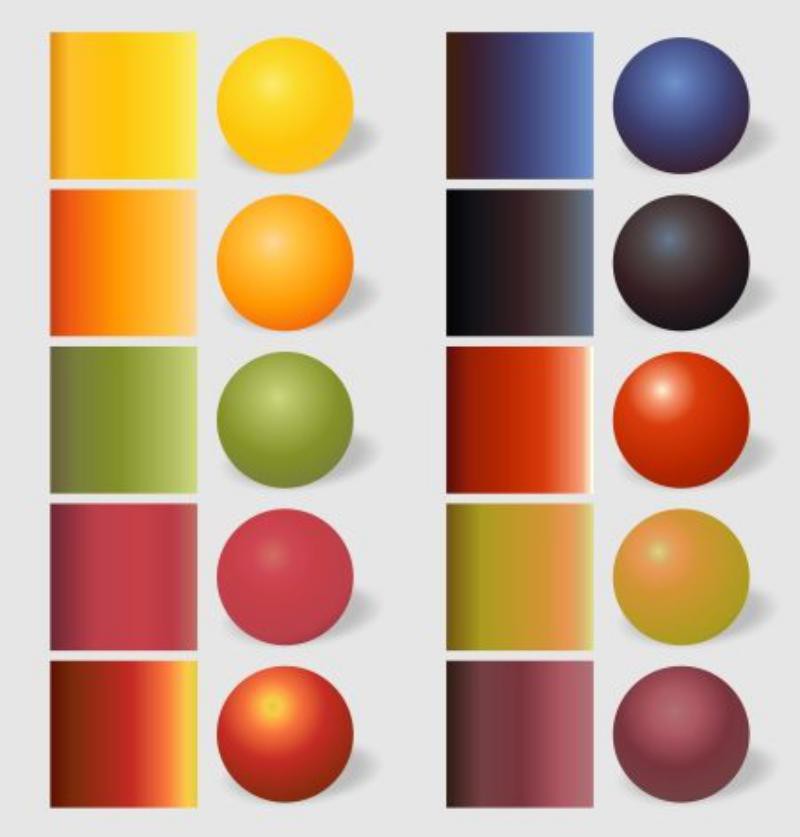 4 Fruits-Gradients