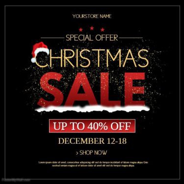 Christmas Sale Glitter