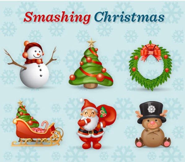 Smashing Christmas Icon Set