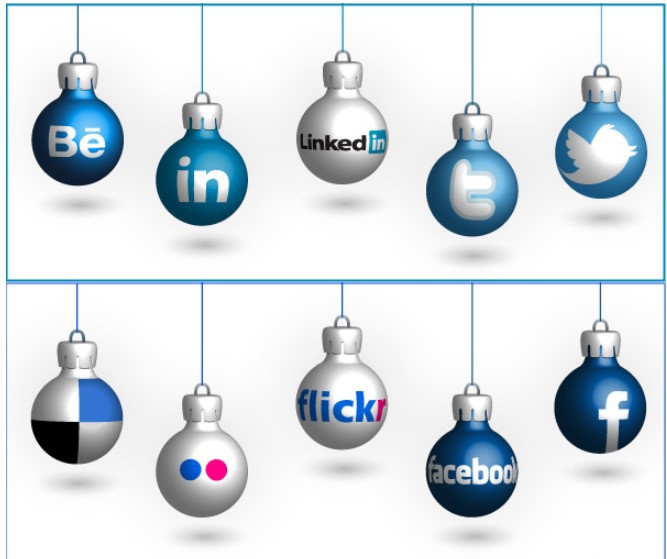 Cristmas Social Icons