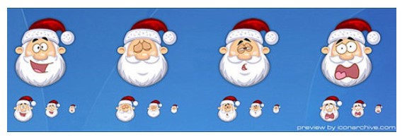 Santa Claus icons